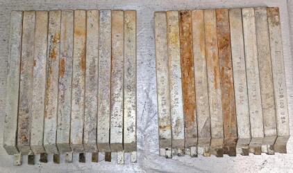 (20) Assorted Carbide Tipped Tooling Bits