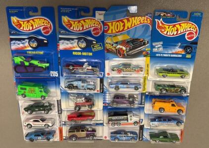 (20) Hot Wheels Die-Cast Models Bundle, Various Collectibles, Mattel