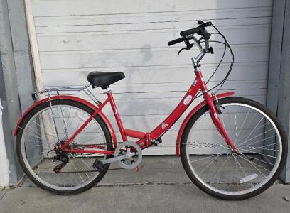 iPed 26" Folding Bike, red