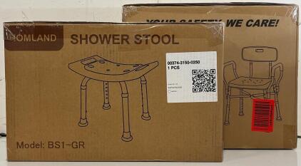 (2) Shower Chairs For Elderly / Disabled