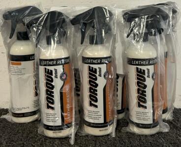 (7) 16 Oz Bottles Of Torque Detail Leather Cleaner & Protectant Ceramic Conditioner