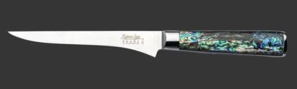 Katana Pearl 15cm Boning Knife&mdash; Premium Japanese Damascus Steel Blade & Abalone Pearl Resin Handle