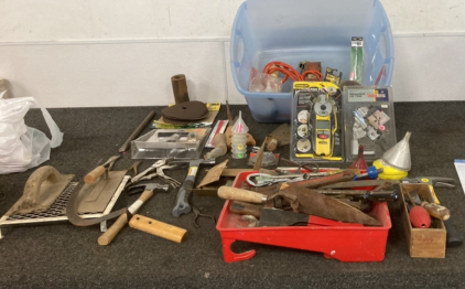 Assorted Hardware & Hand Tools