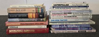 Collection Of Tractor Themed Collector Books