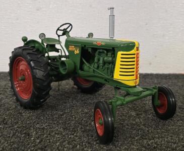 Oliver Row Crop 66 Toy Tractor Model, Green/Yellow/Red, Diesel Power