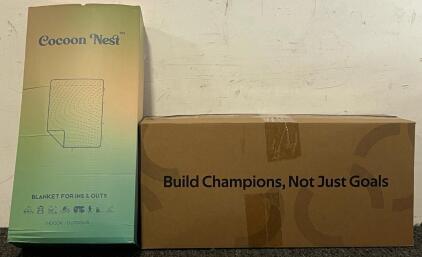 Kids Soccer Goals Set & Cocoon Nest Outdoor Blanket