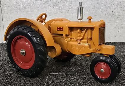 Minneapolis Moline Twin City Toy Model Tractor, Orange, Diecast Metal