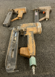 (3) Pneumatic Staple Guns