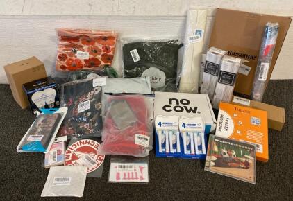 ALL NEW!!! XL Cargo Pants, Jean Shorts, Large Lingerie, (2) Aromatherapy Reed Diffusers, No Cow Protein Bars, Toothbrush Head Replacements, LED Light Bulbs, Phone Case, Stickers And More