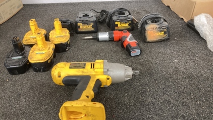 DeWalt Impact Wrench & Black & Decker Fire Storm Drill