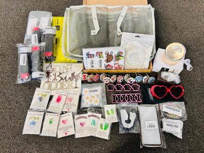 Cup Holder For Car, Ceramic Knobs, Pocket Hugs, Tourniquets, Stickers, 3D Light Up Crystal Ball, Cookie Cutters and More