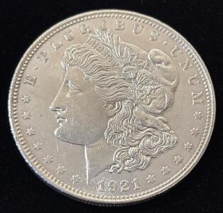 1921-D Morgan Silver Dollar Coin