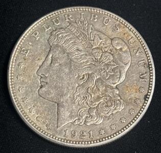 1921-D Morgan Silver Dollar Coin