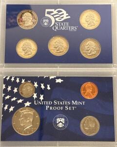 United States Mint Proof Set 1999