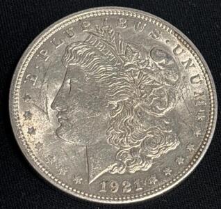 1921-D Morgan Silver Dollar Coin