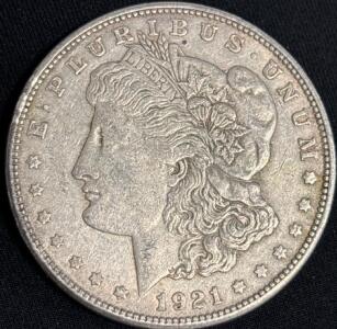 1921-S Morgan Silver Dollar Coin