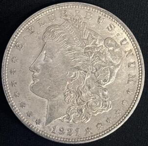 1921-D Morgan Silver Dollar Coin