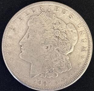 1921-S Morgan Silver Dollar Coin