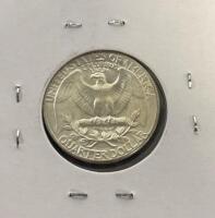 1947 MS68 RARE MINT ERROR GEM SILVER QUARTER - 2