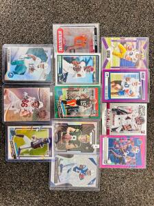 (12) Football Rookie Cards: Justin Jefferson, Gabriel Davis, Jaylen Waddle, Sean Clifford and More
