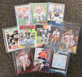 Collectible Sports Cards Includes: Peyton Manning, Joe Burrows, Dan Marino, Deion Sanders, Troy Aikman and More