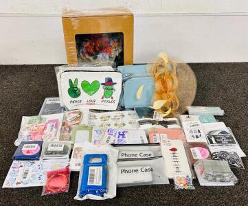 Preserved Flower Bouquet, Bags, Phone Cases, Stickers, Press On Nails, Jewelry, and More