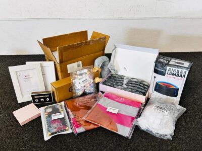 White Paper Rope Box, Picture Frames, Flag Tapestry, Plush Goose, Airbag Lumbar Support, Manicure Set and More