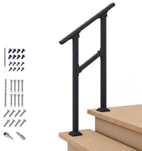 (2) Pcs 2-Step Hand Rails For Stairs