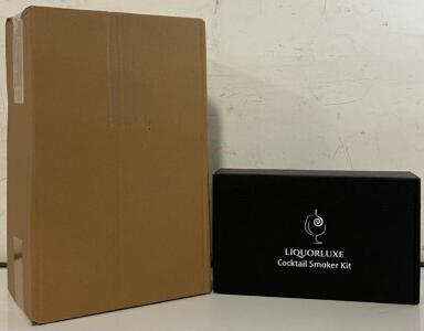 Cocktail Smoker Kit & (4) Pcs Martini Glasses