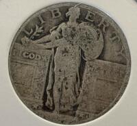 (4) Standing Liberty Quarter Dollar - 90% Silver - 2