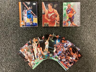 NBA Cards Including, 1992-1997 Upper Deck, 2019-20 Panini Chronicles, 1992-1993 Fleer Ultra, 1998 Fleer Traditional, 1984 Skybox, 1993 Stadium Club, 1997 TOPPS Stadium Club, 1996 Skybox Premium, 1995 Classic Rookie, &lsquo;96&rsquo;-97 Fleer Ultra, 1996 Fleer Metal