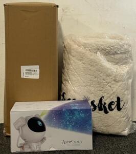 Teepee Tent For Kids, Astronaut Projector & Frozen Throw Blanket