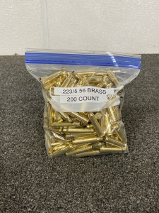 (200) Count .223/ 5.56 Brass Casings