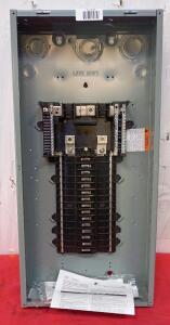 Square D - 200-Amp 30-Space 30-Circuit Indoor Main Lug Plug-On Neutral Load Center with Ground Bar QO130L200PG New in Box