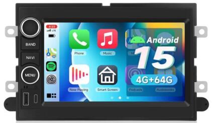 Car Radio Stereo For Ford F150 2004-2008: 7&rdquo; 1280 * 800 Touch Split Screen Car Stereo Upgrade W/ Wireless Carplay Andriod Auto Bluetooth GPS SWC FM/AM/RDS
