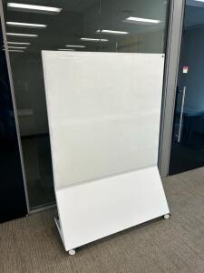 (1)Rolling White Board 68inx48in
