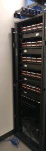 2'x 3'4&frac12;"x 7'2" (Black) Data Server Tower