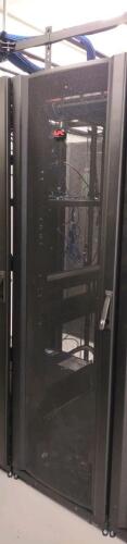 2'x 3'4&frac12;"x 7'2" (Black) Data Server Tower