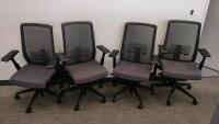 (4) Haworth Very Chair Mesh Back Fully Adjustable Model-Value $400-$900