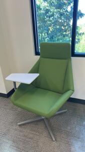 (1)Swival Chair With Swinging Small Table 33inx30in