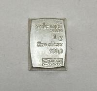 (4) Valcambi Suisse Silver Bullion Bars, 1g Each, 999.0 Purity, Fine Silver - 2