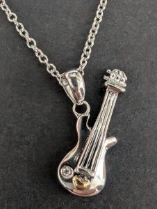 16" SILVER DIAMOND "FIRST LABEL" NECKLACE