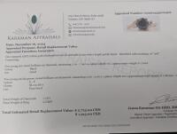 10K BLACK DIAMOND RING, Size 6.5 - 4