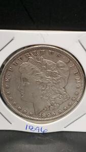 1896 Morgan Dollar, United States Mint, Silver Coin