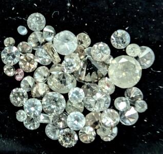 $2000, LOOSE NATURAL ASSORTED SIZE DIAMOND (APP 1ct) , retail value $2000