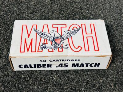 (50) Rnds Of 45 ACP Mil Match 230 Gr.
