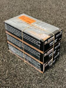 (150) Rnds Blazer 9mm a Luger 115 Gr. FMJ