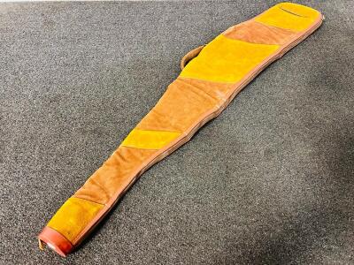 Suede Leather Rifle Case