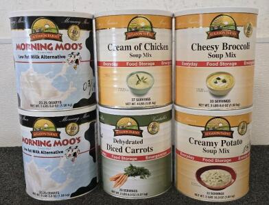 (6) Cans Or Survival Food