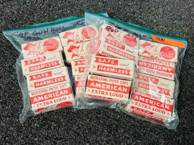 (16) Boxes Of Cap Gun Paper Roll Caps